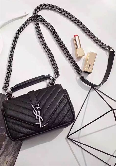 ysl small monogram chain bag|YSL monogram crossbody bag.